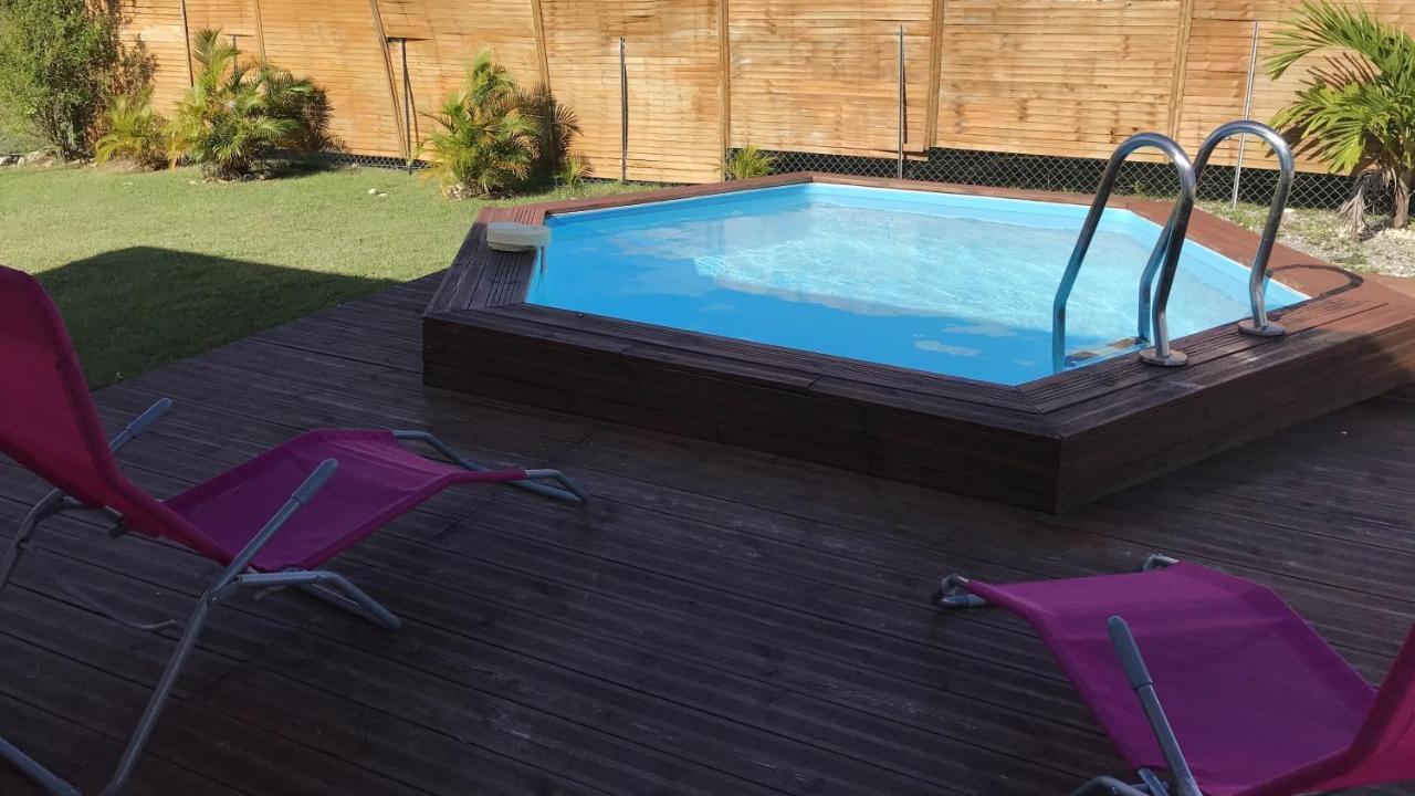 Villa Enchanteresse Au Moule Avec Piscine Privee 르 물레 외부 사진